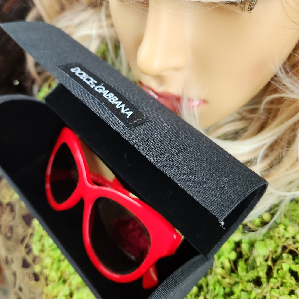 DOLCE & GABBANA Red Mosaico ARTSY Italy MOSIAC Gradient Lens Sunglasses DG 4215 - Picture 7 of 16
